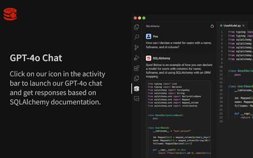 SQLAlchemy for VS Code