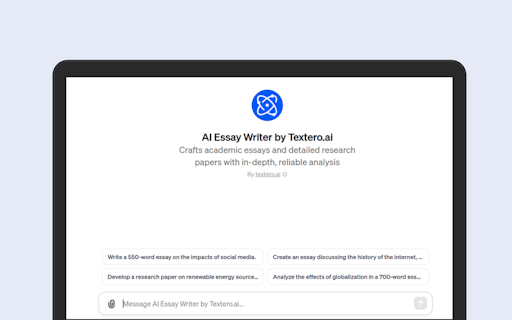 GPT AI Essay Writer by Textero.ai