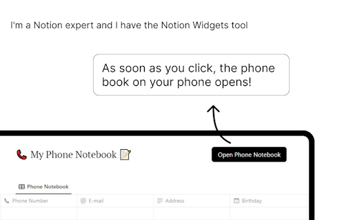 Notion Phone Notebook
