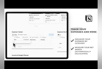 Notion Finance and Budget Planner