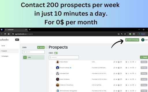Leadseeder - LinkedIn Automation Tool