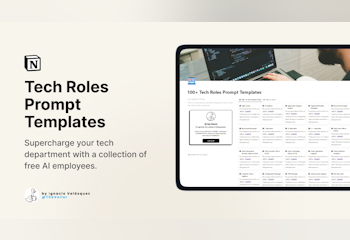 100+ Tech Roles Prompt Templates