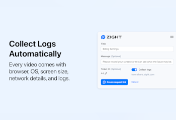Request Video + Data Log Collection