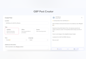 GBP Post Creator by LocalPanda