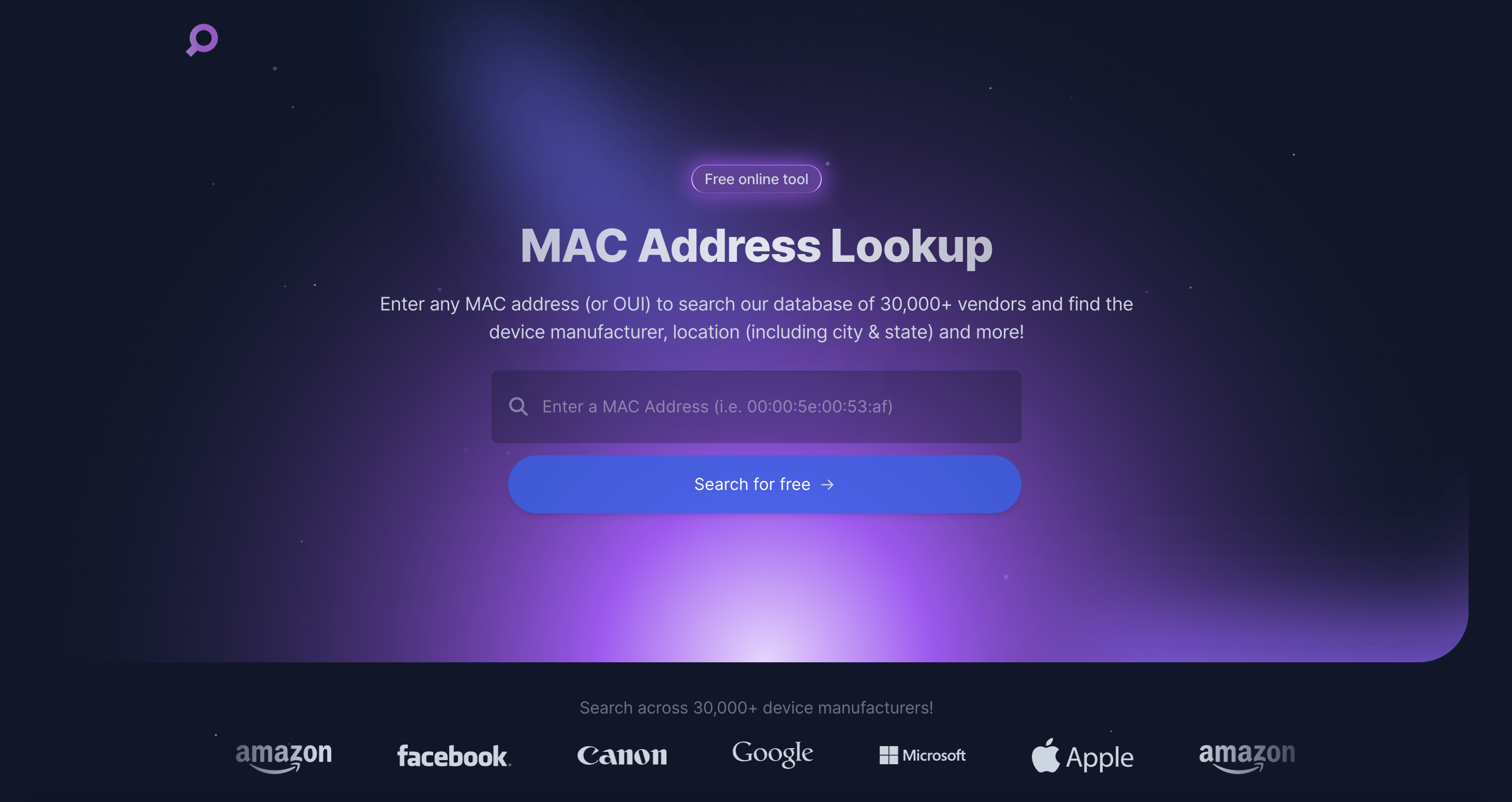 MAC Address Lookup