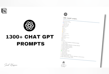 1300+ Premium Chat GPT Prompts