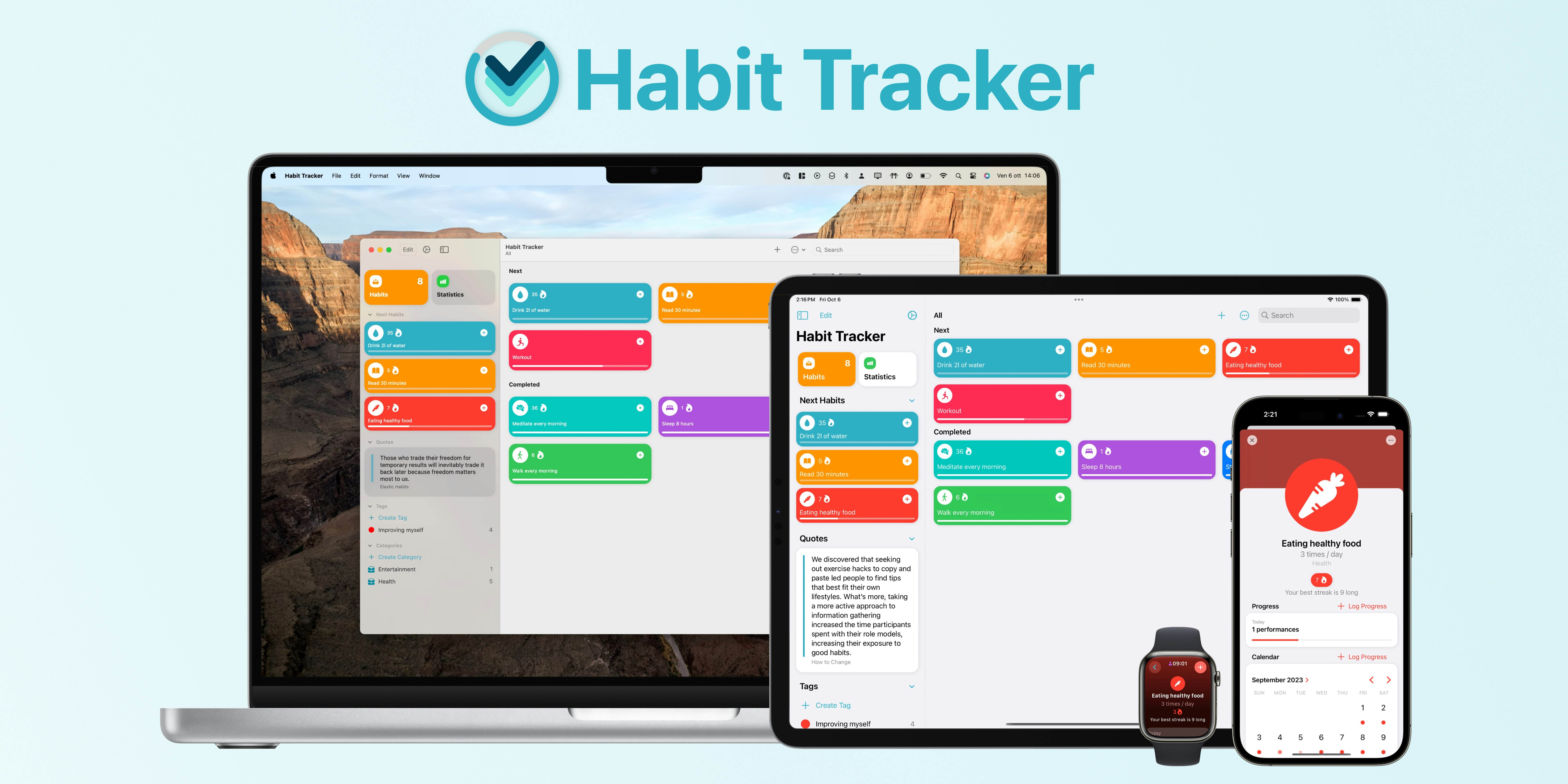 Habit Tracker: Daily routine