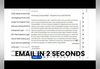 ComposeMate: AI Email Writing Sidekick
