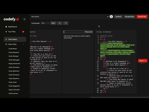 codefy.ai – Flow Editor