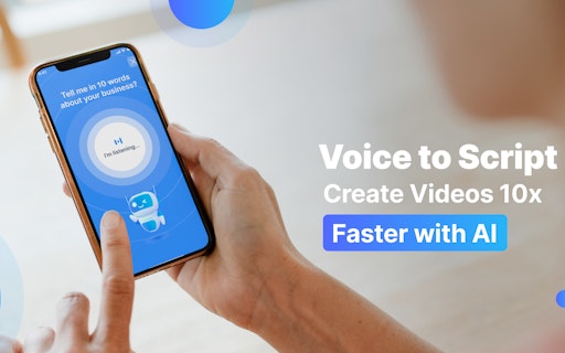 BIGVU Voice to Script AI Magic Writer