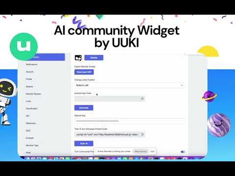 AI Community Widget