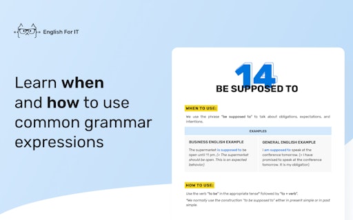 Grammar Phrasebook