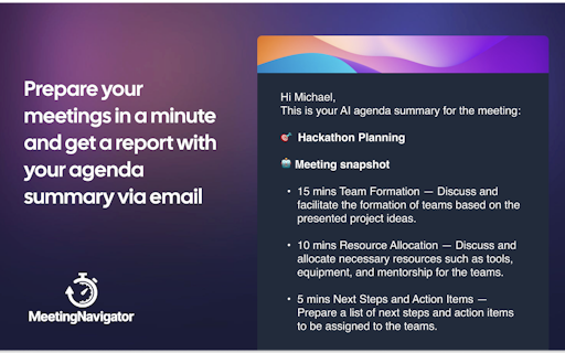 Meeting Navigator