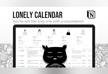 Notion Lonely Calendar