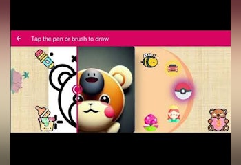 Drawing with AI and 3D games