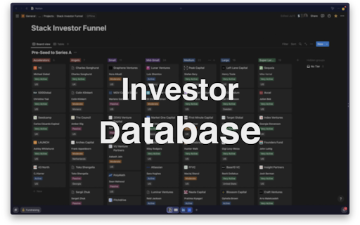 Investor Database