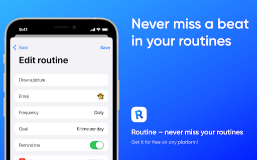 Routine – Daily Tracker