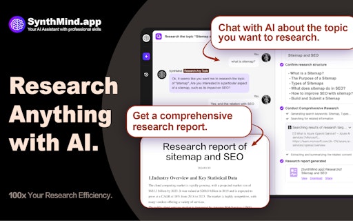 Research Agent by SynthMind