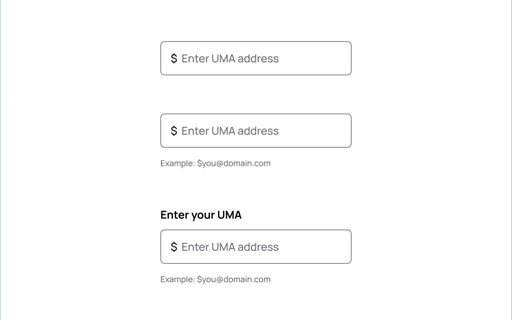 Universal Money Address