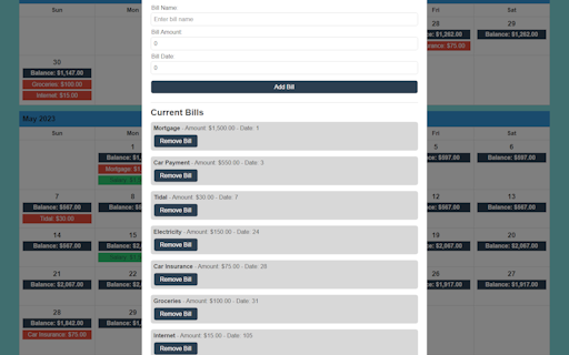 SimpleBudgetForecast.com