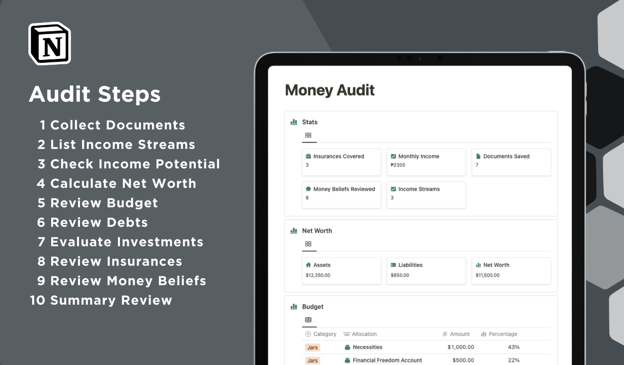Notion Money Audit System