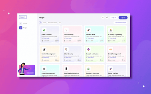 Career Recipes by Adaptiv