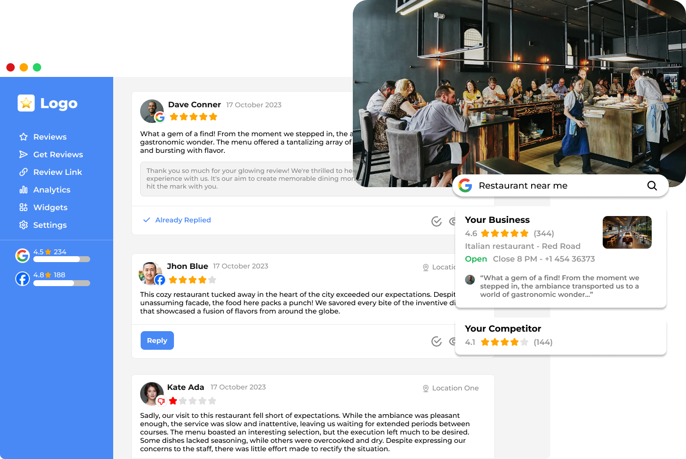 ReviewsMeNow - Grow with your customers