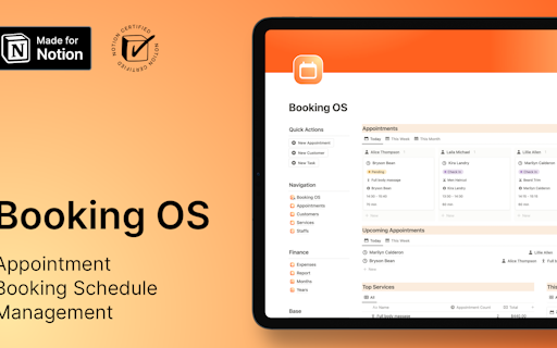 Notion Booking OS