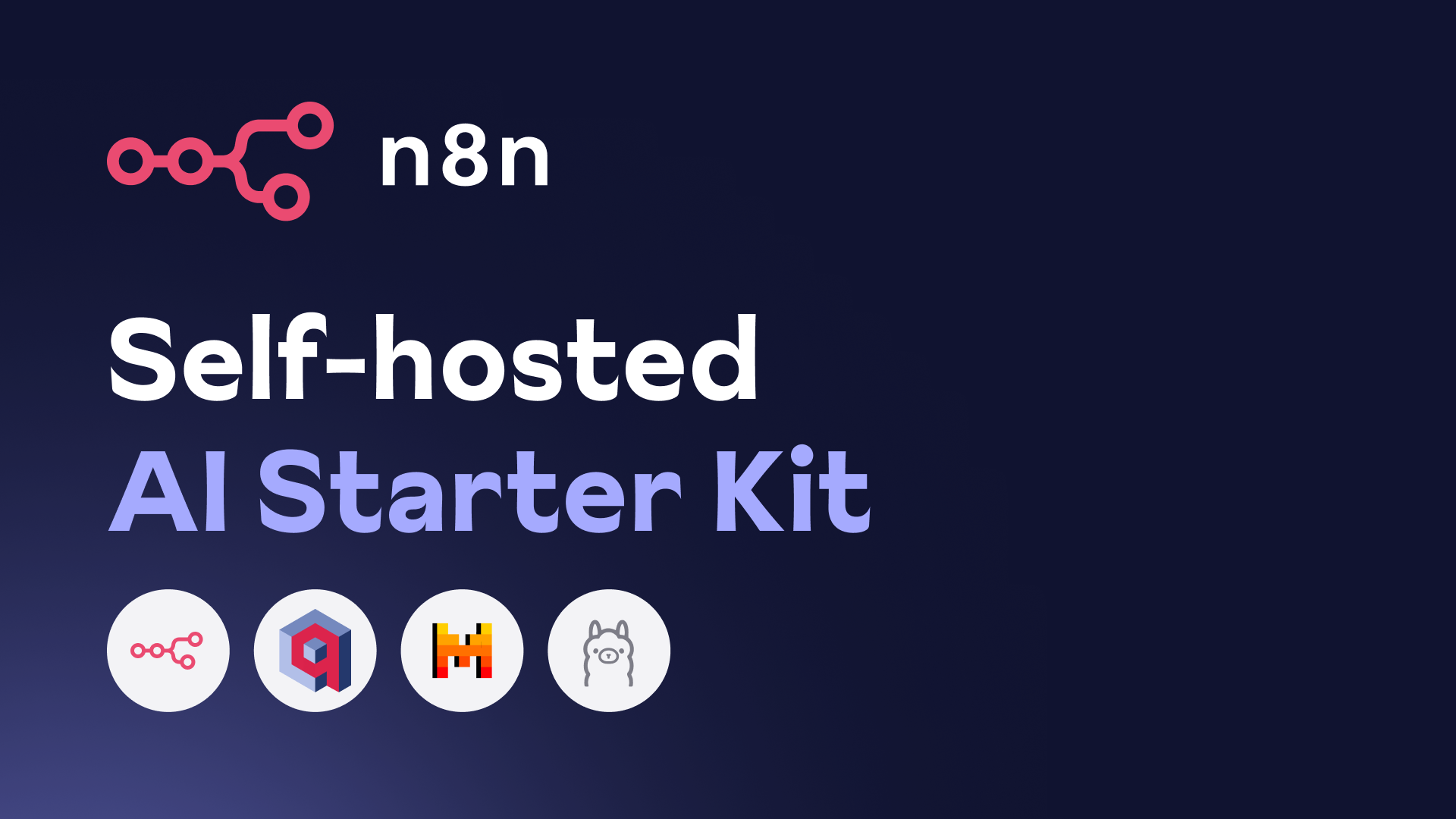 Self-hosted AI Starter Kit