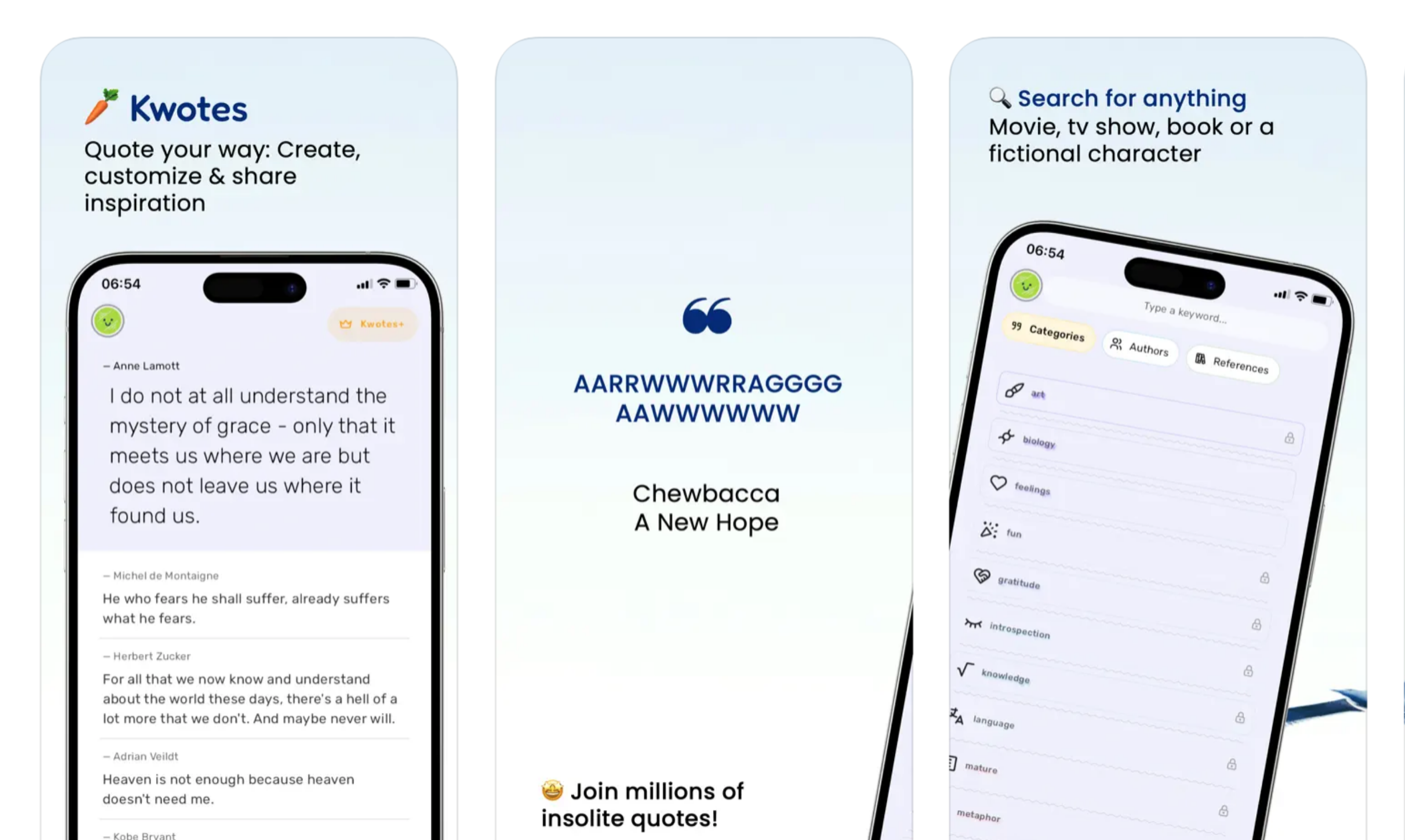Kwotes • App