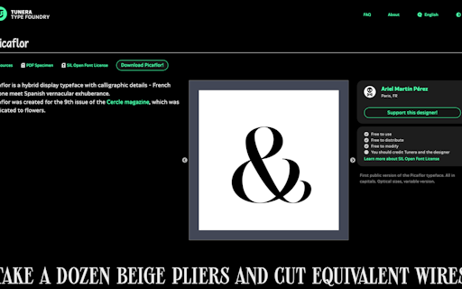 Tunera Type Foundry