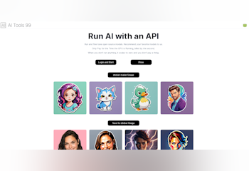 AI Tools 99 - Run AI with an API