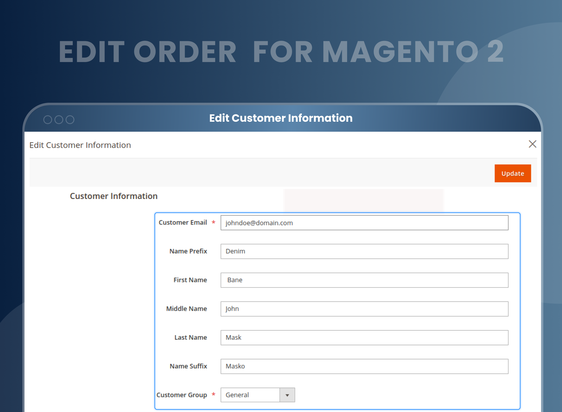 Magento 2 Edit Order Extension 