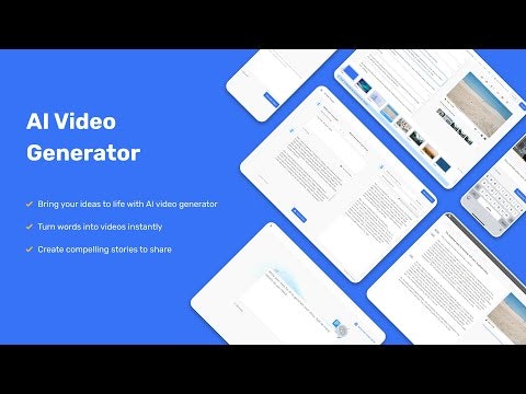AI Powered Video Generator