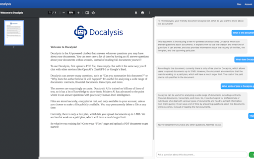 Docalysis