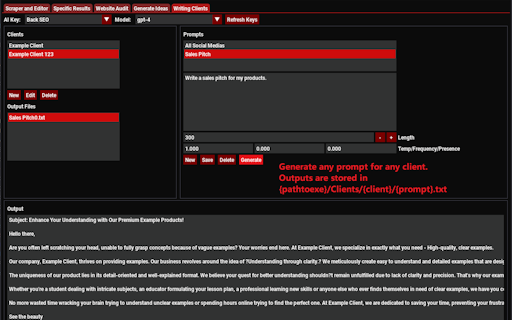 Back SEO Marketing Software