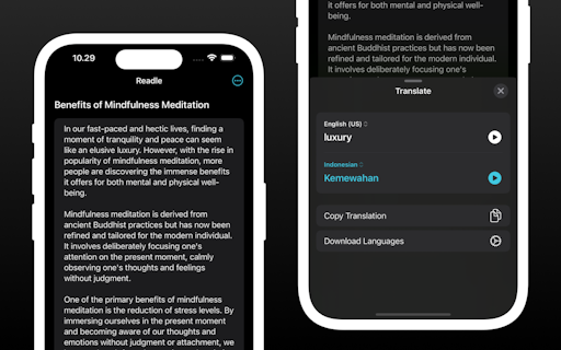 Readle for iOS