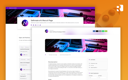 Recruit Page