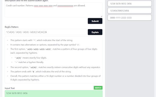 RegEx Helper