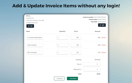 Free Invoice Maker