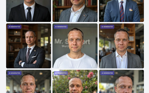 AI Business Headshot Generator