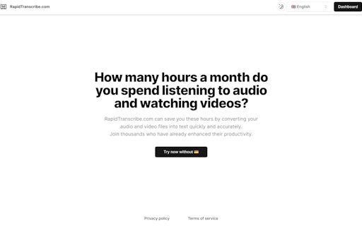 RapidTranscribe.com