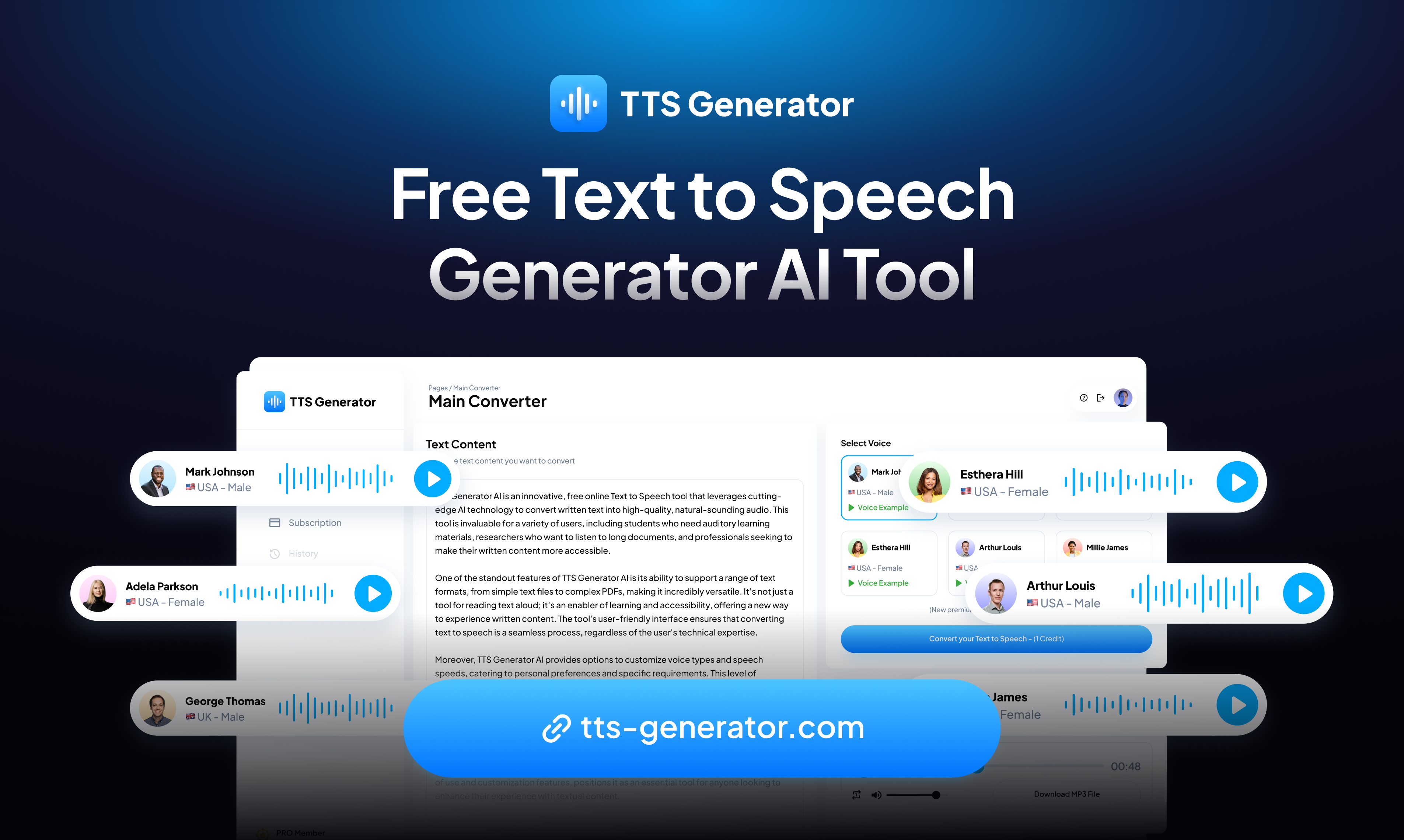TTS Generator AI