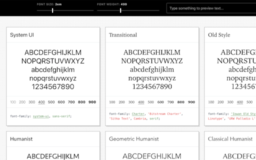 Modern Font Stacks