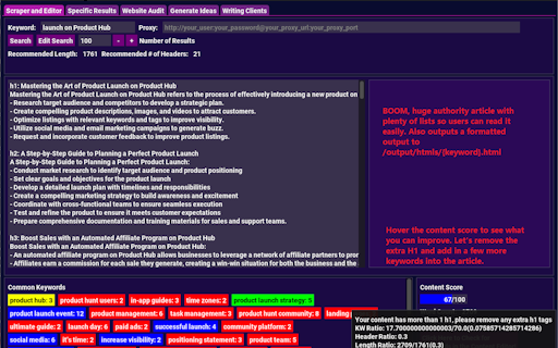 Back SEO Marketing Software