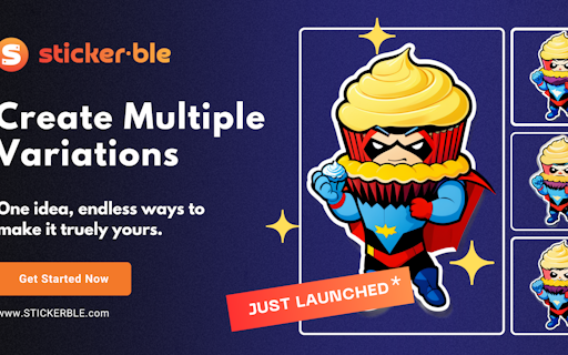 Stickerble: All-in-One AI Sticker App