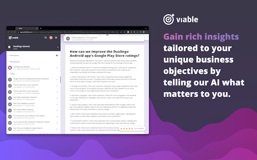 Ask Viable