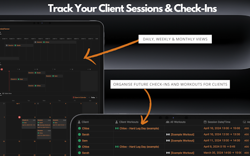 Pro Coach - Personal Trainer Notion OS