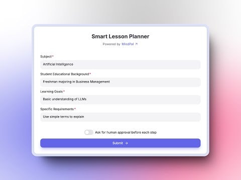 Smart Lessons Planner