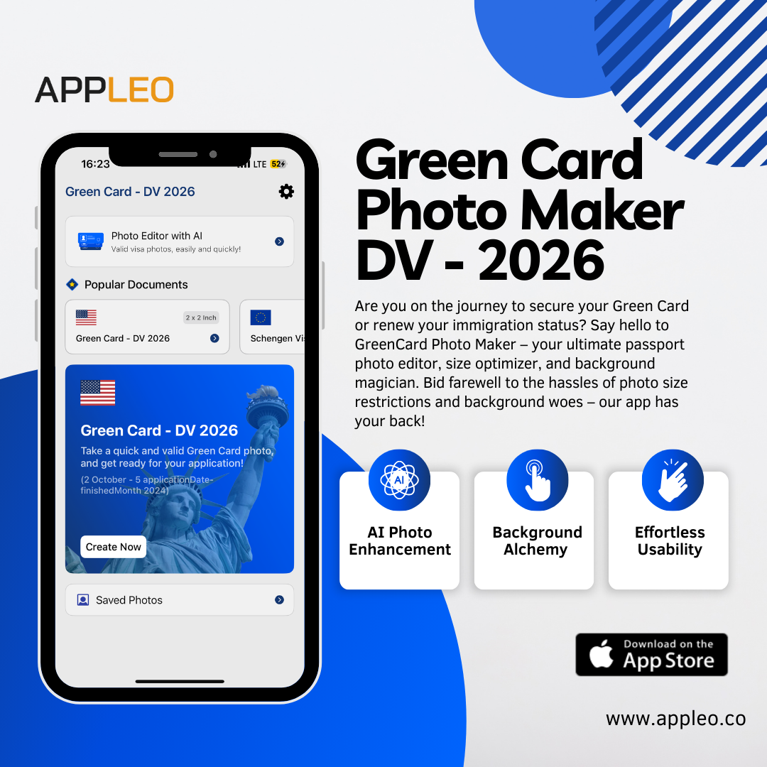 Green Card Visa AI Photo Maker